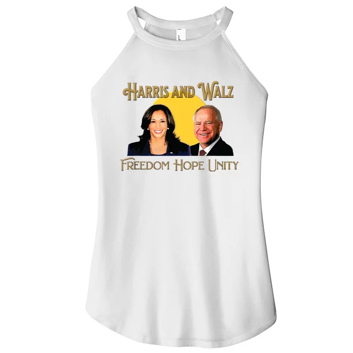 Elect Harris Walz 2024 Kamala And Tim President And Vp Women’s Perfect Tri Rocker Tank