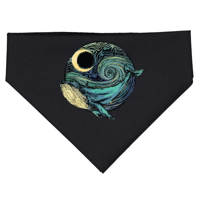 Environmentalism, Humpback Whale, Gifts For Conservation USA-Made Doggie Bandana