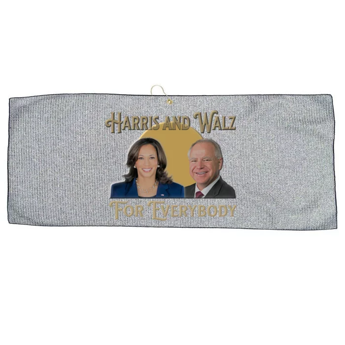 Elect Harris Walz 2024 For Everybody Meaningful Gift Large Microfiber Waffle Golf Towel