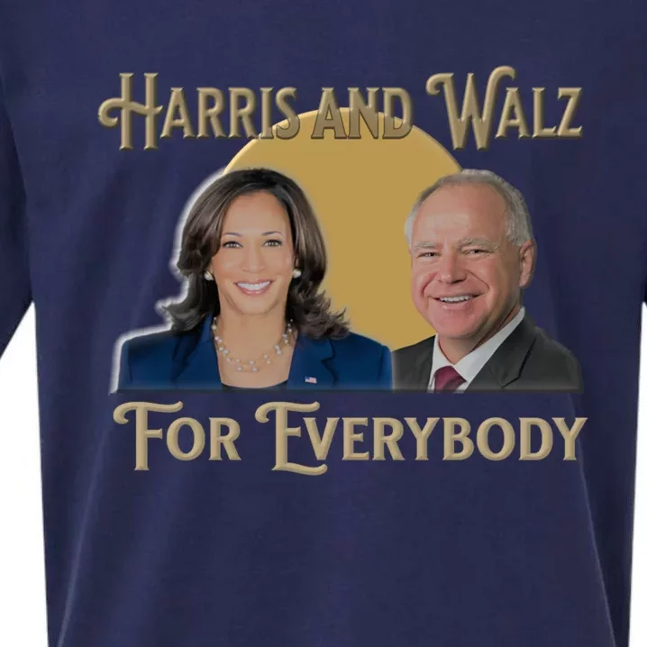 Elect Harris Walz 2024 For Everybody Meaningful Gift Sueded Cloud Jersey T-Shirt