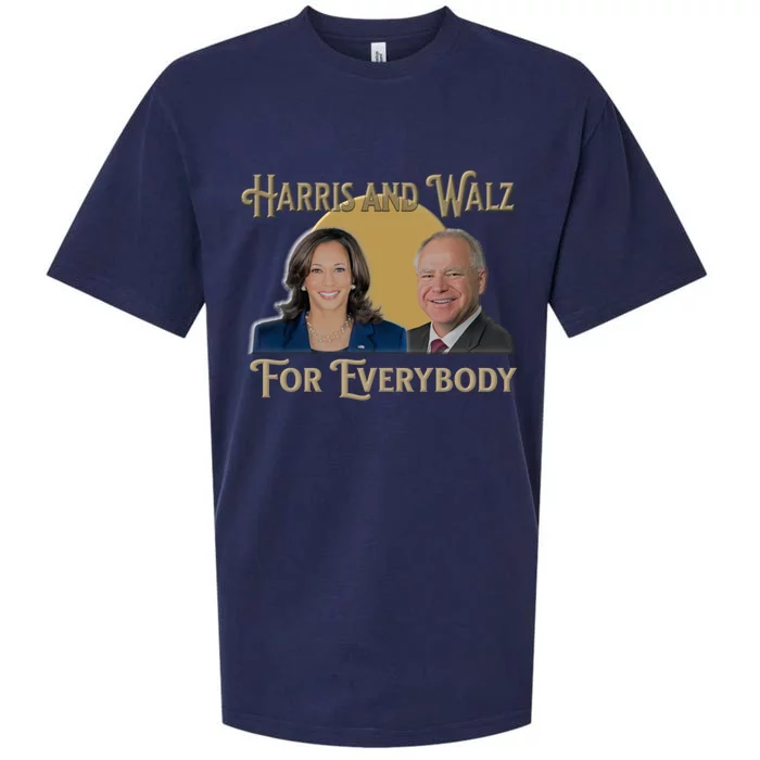 Elect Harris Walz 2024 For Everybody Meaningful Gift Sueded Cloud Jersey T-Shirt