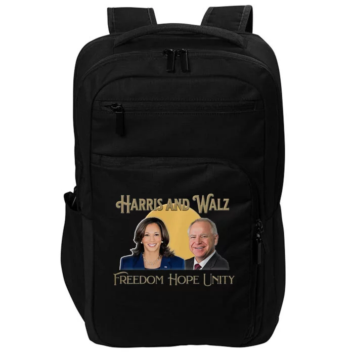 Elect Harris Walz 2024 Kamala And Tim President Impact Tech Backpack