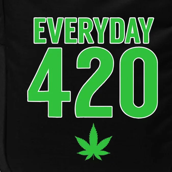 Everyday Is 420 420 Party April 20th Weed Marijuana Impact Tech Backpack