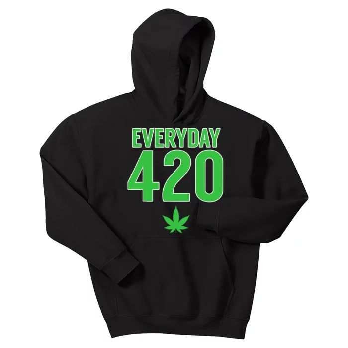 Everyday Is 420 420 Party April 20th Weed Marijuana Kids Hoodie