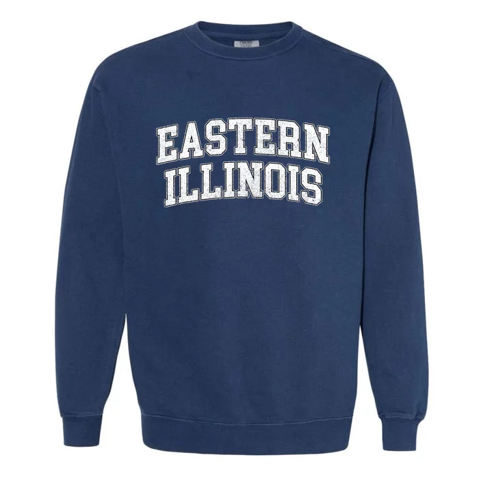 Eastern Illinois Athletic Arch College University Alumni Garment-Dyed Sweatshirt