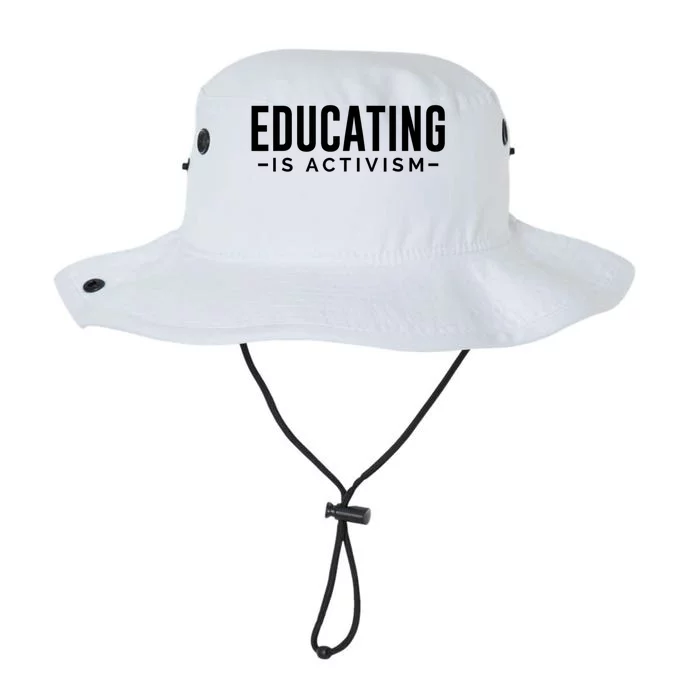 Educating Is Activism Feminist Social Justice Teacher Gifts Legacy Cool Fit Booney Bucket Hat