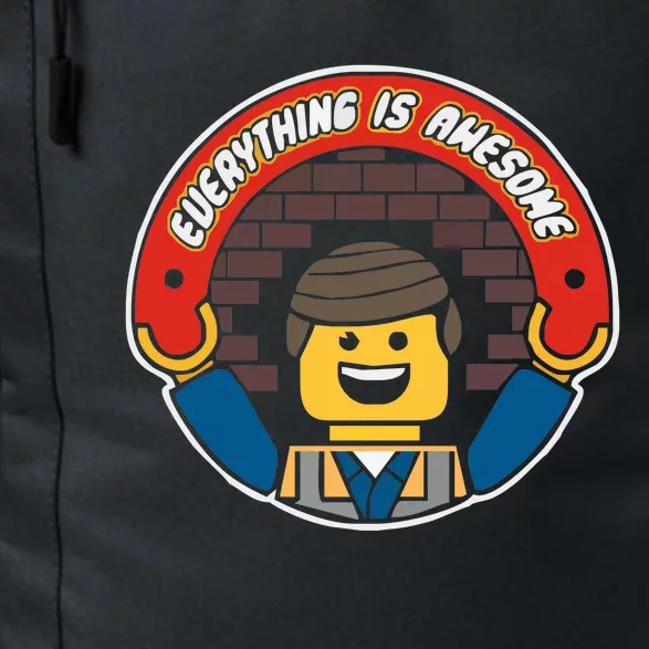 Everything Is Awesome Mens Funny Lego Daily Commute Backpack