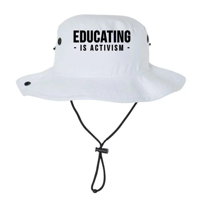 Educating Is Activism Feminist Social Justice Teacher Gifts Legacy Cool Fit Booney Bucket Hat