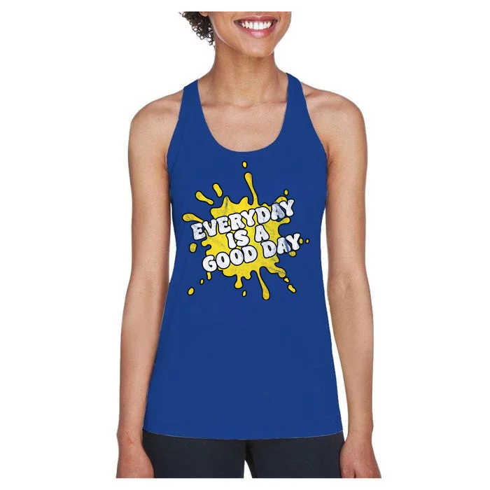 Everyday Is A Good Day Retro Women's Racerback Tank