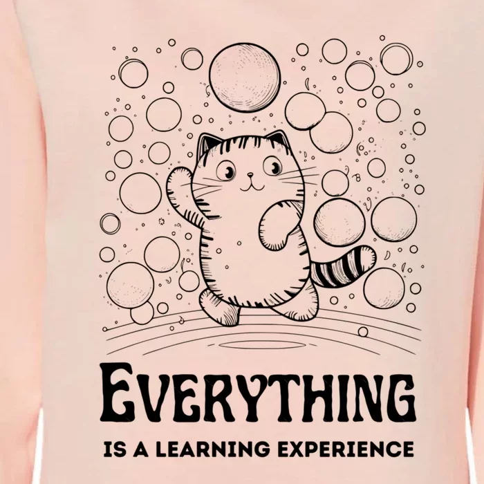 Everything Is A Learning Experience Womens California Wash Sweatshirt