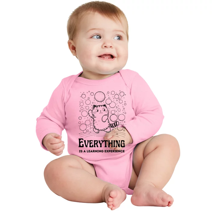 Everything Is A Learning Experience Baby Long Sleeve Bodysuit