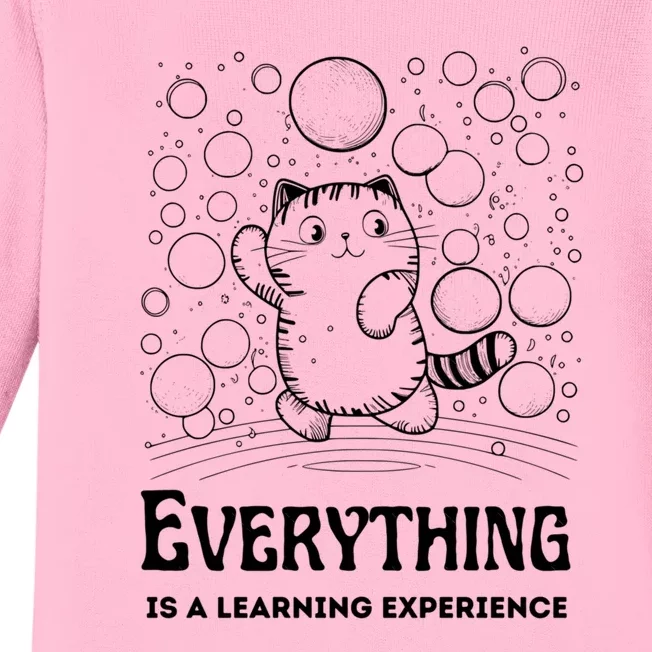 Everything Is A Learning Experience Baby Long Sleeve Bodysuit