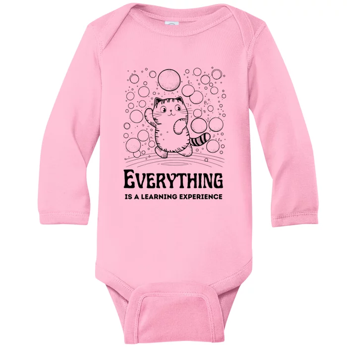 Everything Is A Learning Experience Baby Long Sleeve Bodysuit