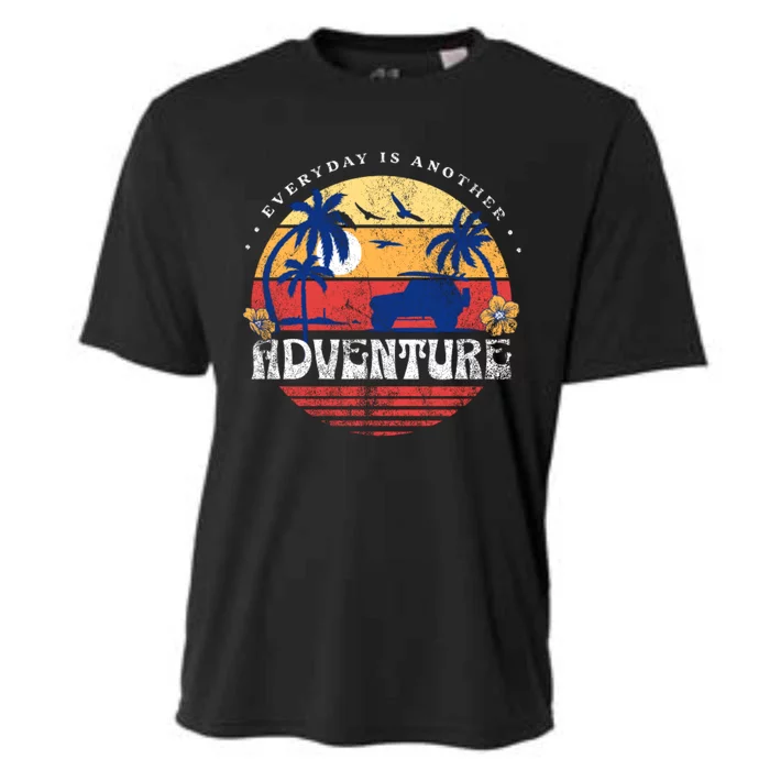 Everyday Is An Adventure Trekking Hiking Vacay Vibes Gift Cooling Performance Crew T-Shirt