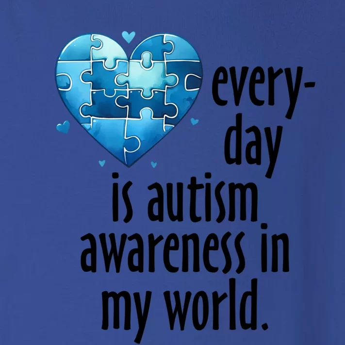 Everyday Is Autism Awareness MotherS Day Autism Mom Gift Toddler Long Sleeve Shirt