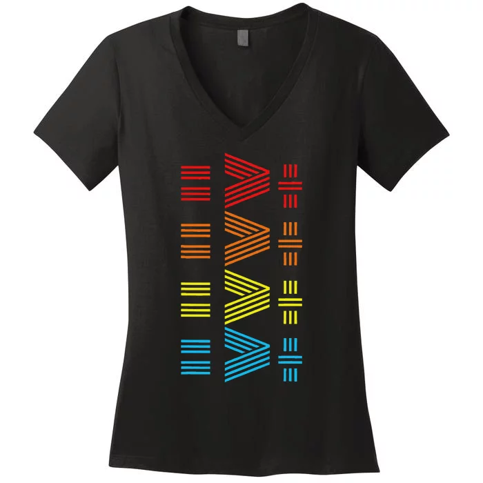 Equality Is Better Than Division Women's V-Neck T-Shirt