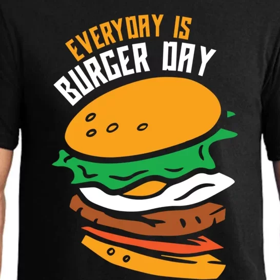 Everyday Is Burger Day Food Hamburger Lover Burgers Cool Gift Pajama Set