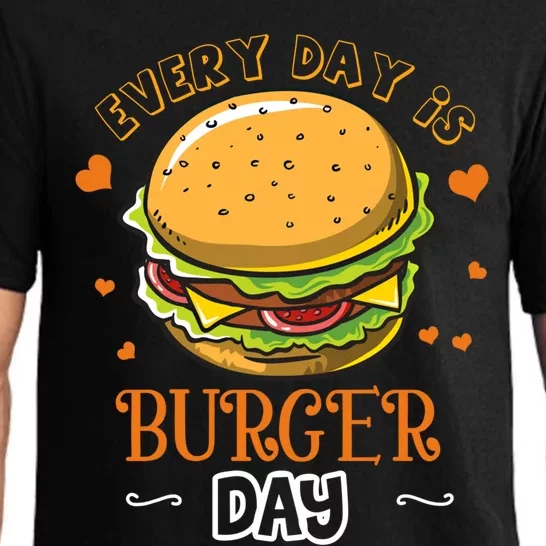 Everyday Is Burger Day Hamburger Lover Gift Great Gift Pajama Set