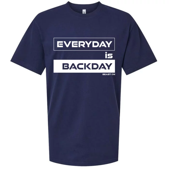 Everyday Is Backday Back Day Gym Motivation Fitness Gift Sueded Cloud Jersey T-Shirt