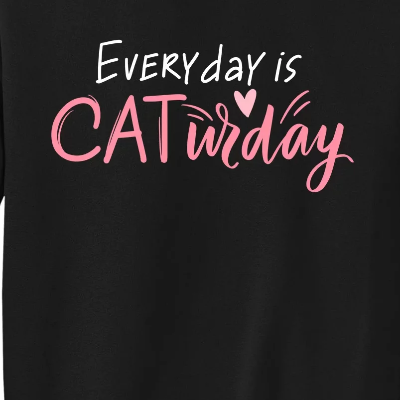 Everyday Is Caturday Cat Lover Sweatshirt