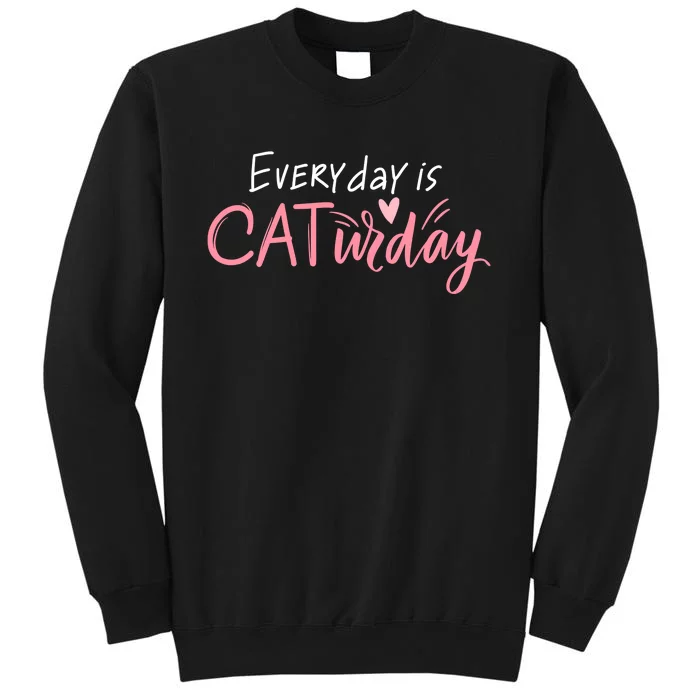 Everyday Is Caturday Cat Lover Sweatshirt