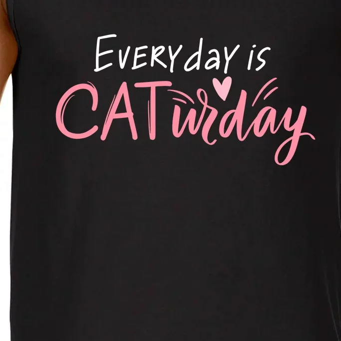 Everyday Is Caturday Cat Lover Comfort Colors® Tank Top