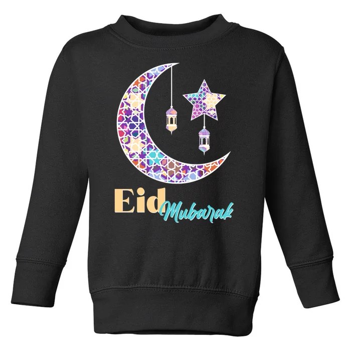 Eid Mubarak Happy Ramadan Toddler Sweatshirt