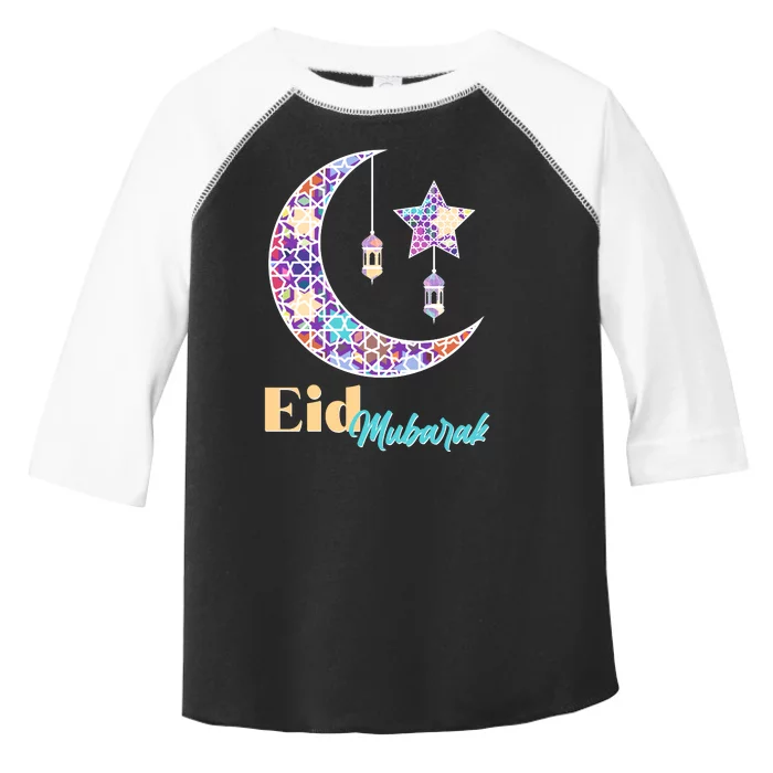 Eid Mubarak Happy Ramadan Toddler Fine Jersey T-Shirt