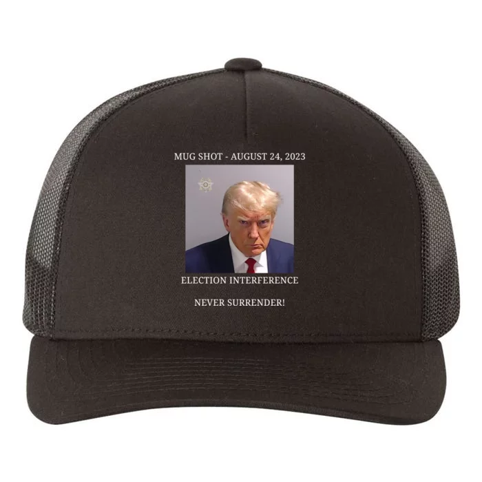 Election Interference Donald Trump Mugshot Yupoong Adult 5-Panel Trucker Hat