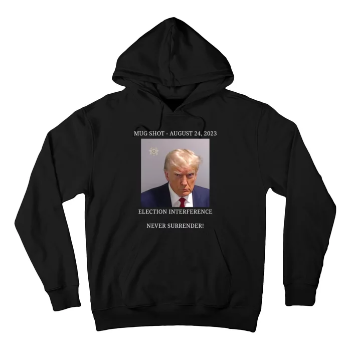 Election Interference Donald Trump Mugshot Hoodie