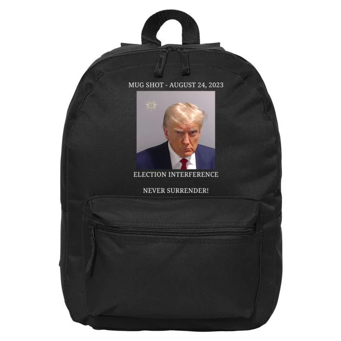 Election Interference Donald Trump Mugshot 16 in Basic Backpack