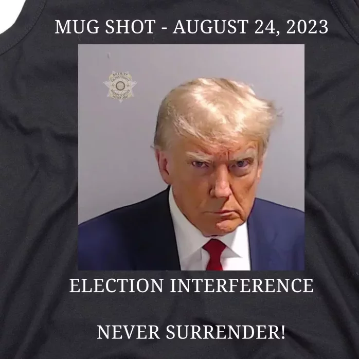 Election Interference Donald Trump Mugshot Tank Top