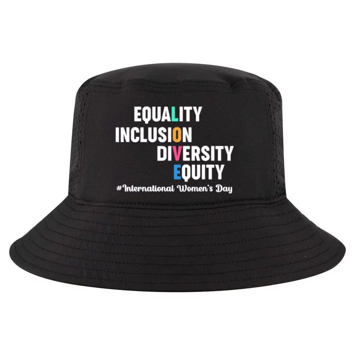 Equality Inclusion Diversity Equity International Women Day Cool Comfort Performance Bucket Hat