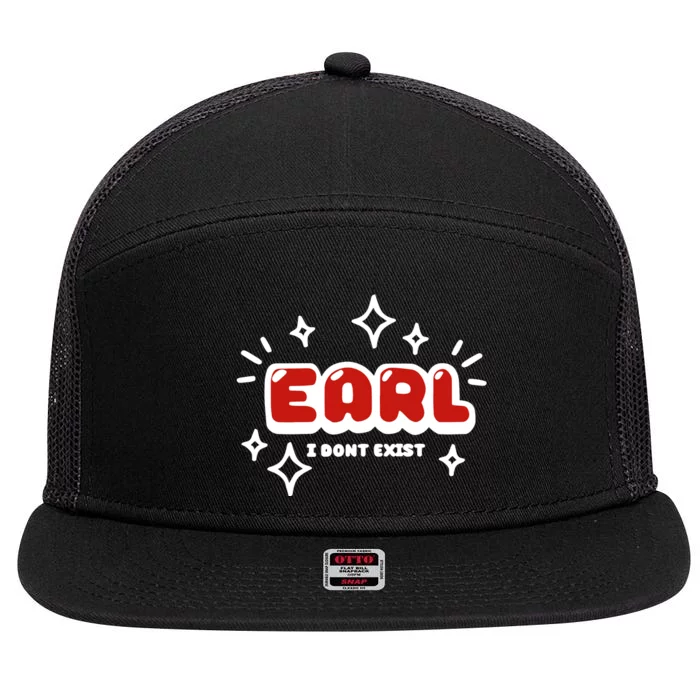 Earl I Dont Exist 7 Panel Mesh Trucker Snapback Hat