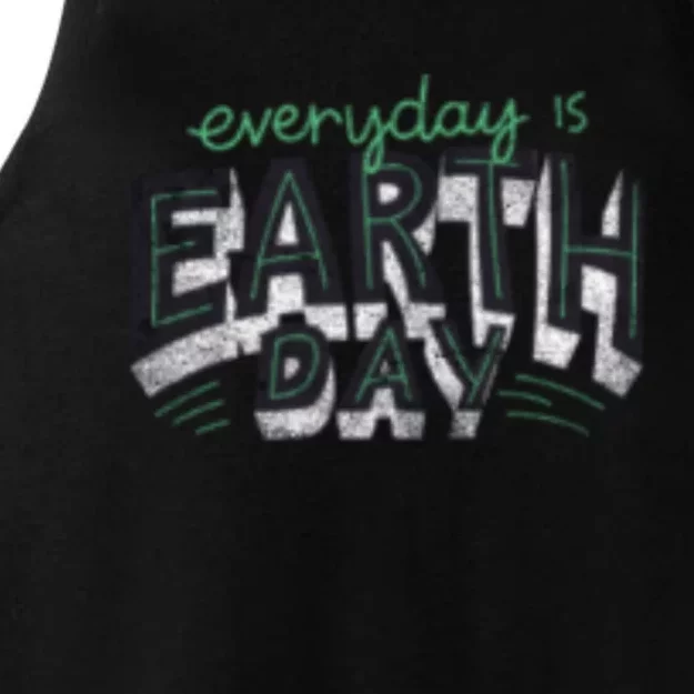 Everyday Is Earth Day Nature Environt Students Teachers Gift Ladies Tri-Blend Wicking Tank