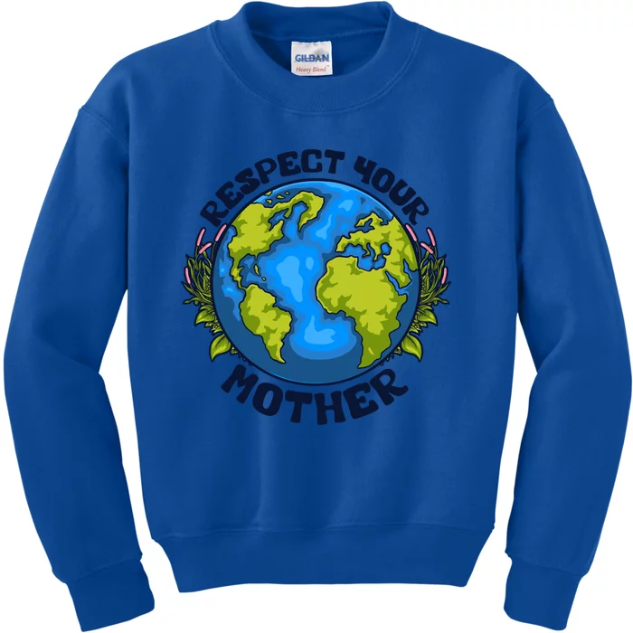 Everyday Is Earth Day Celebrate Earth Day Environtal Meaningful Gift Kids Sweatshirt