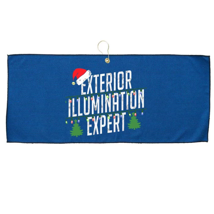 Exterior Illumination Expert Christmas Light Decorator Large Microfiber Waffle Golf Towel