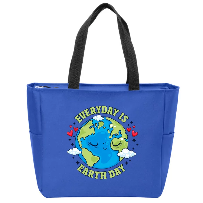 Everyday Is Earth Day Celebrate Earth Day Environtal Cool Gift Zip Tote Bag