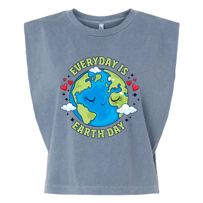 Everyday Is Earth Day Celebrate Earth Day Environtal Cool Gift Garment-Dyed Women's Muscle Tee