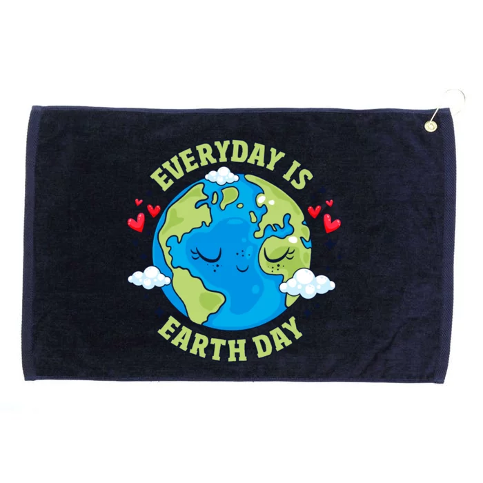 Everyday Is Earth Day Celebrate Earth Day Environtal Cool Gift Grommeted Golf Towel