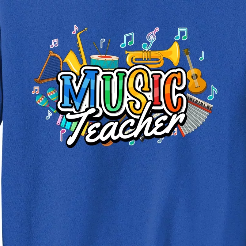 Education Instruts Educator Gift School Music Teacher Gift Tall Sweatshirt