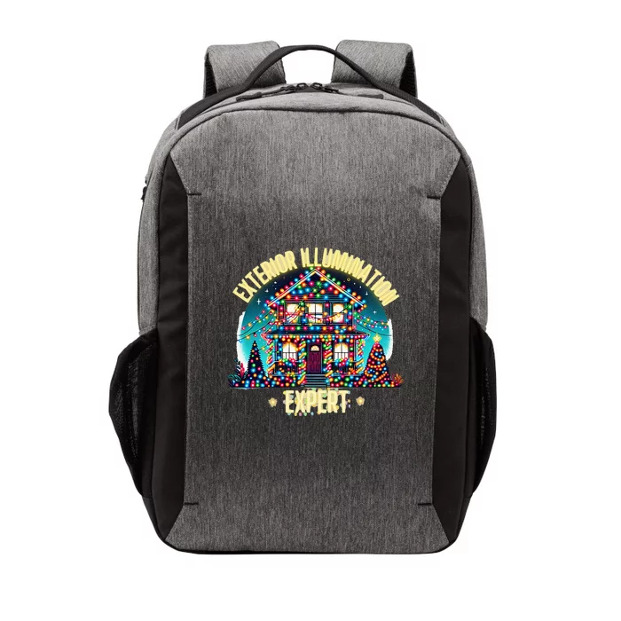 Exterior Illumination Expert Christmas Lights Decor Funny Vector Backpack