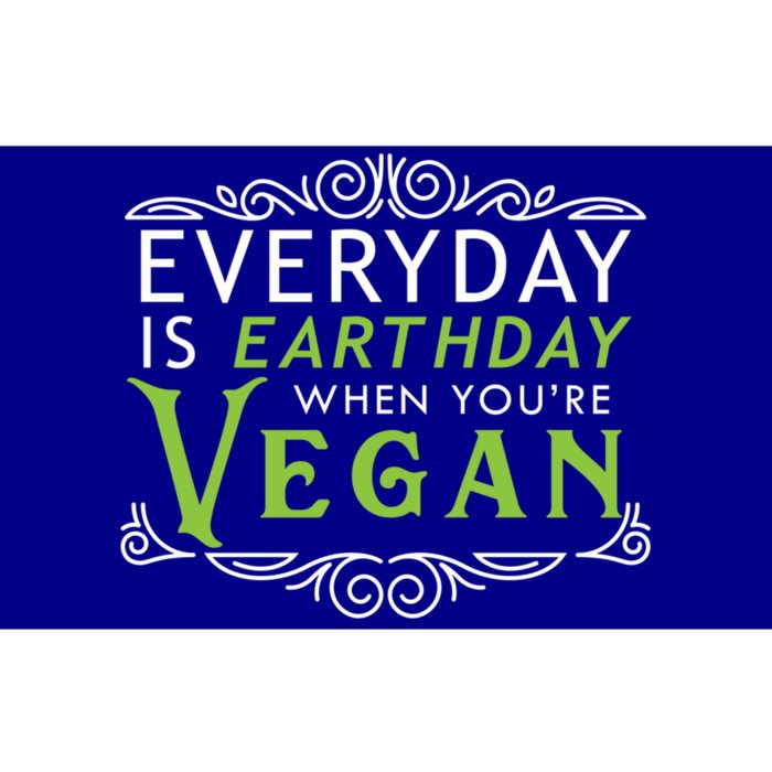 Everyday Is Earth Day Vegan Environt Awareness Vegetarian Cute Gift Bumper Sticker