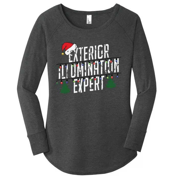 Exterior Illumination Expert Christmas Light Decorator Women's Perfect Tri Tunic Long Sleeve Shirt