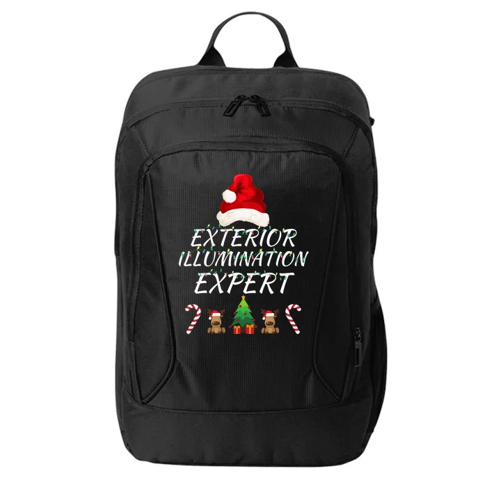 Exterior Illumination Expert Christmas Light Decorator Funny Illumination Expert City Backpack