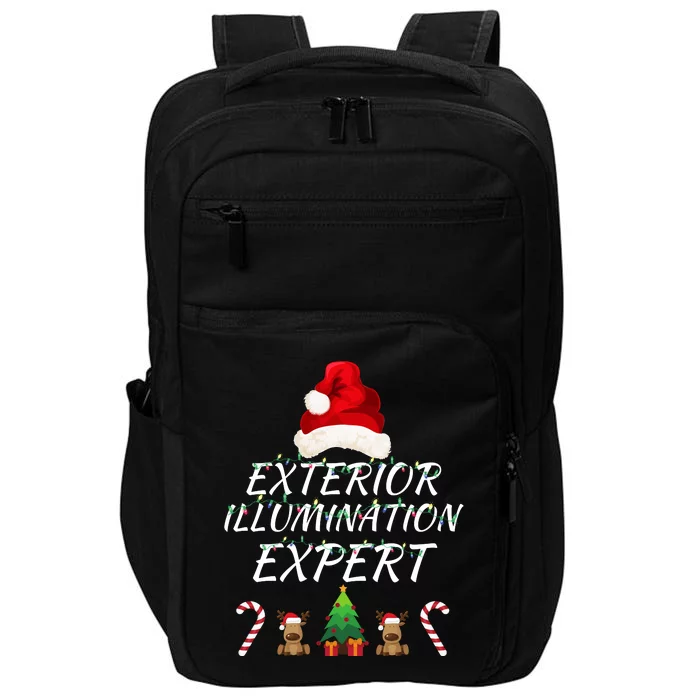 Exterior Illumination Expert Christmas Light Decorator Funny Illumination Expert Impact Tech Backpack