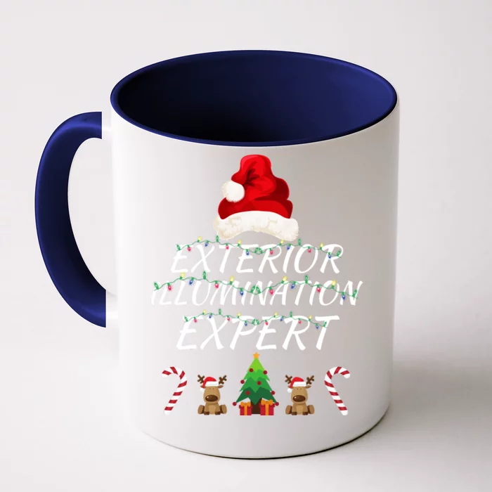 Exterior Illumination Expert Christmas Light Decorator Funny Illumination Expert Front & Back Coffee Mug