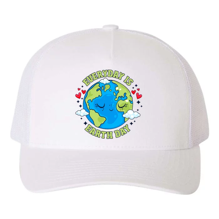 Everyday Is Earth Day Celebrate Earth Day Environmental Cute Design Yupoong Adult 5-Panel Trucker Hat