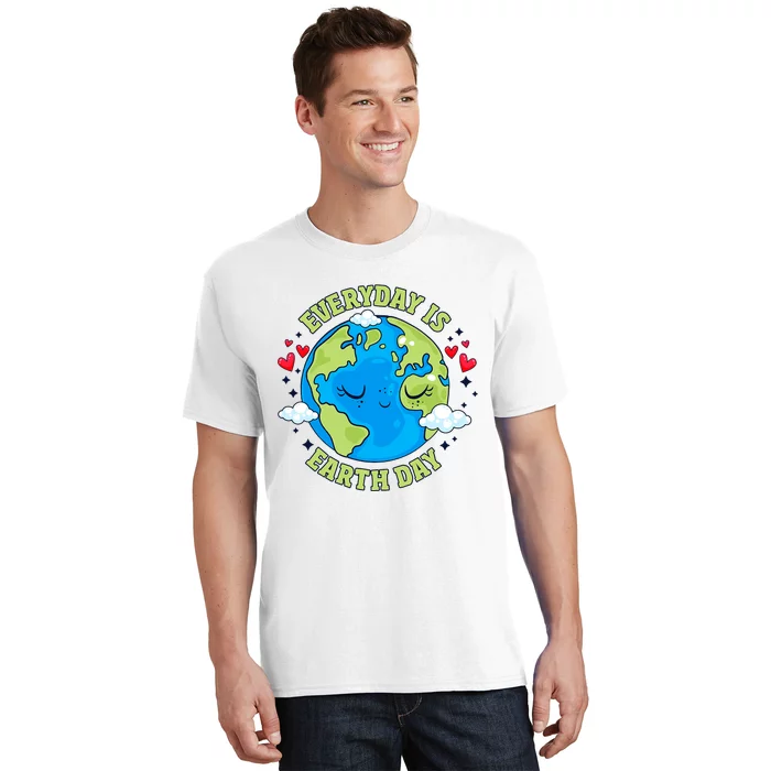 Everyday Is Earth Day Celebrate Earth Day Environmental Cute Design T-Shirt