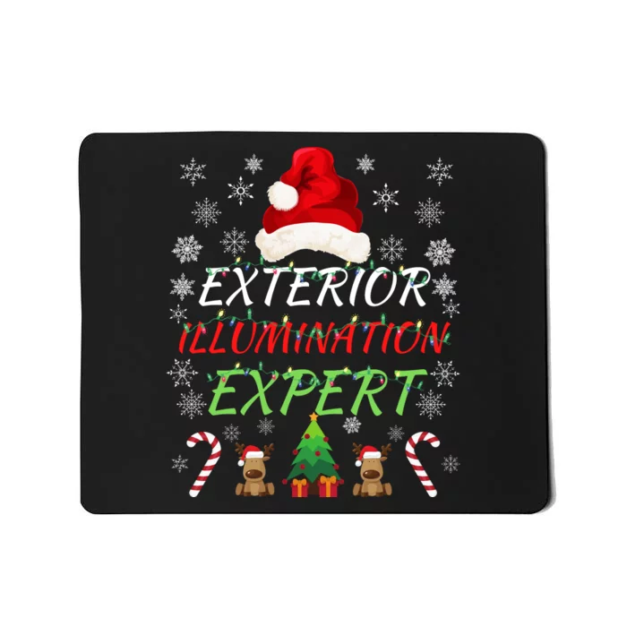 Exterior Illumination Expert Funny Illumination Expert Christmas Light Decorator Mousepad